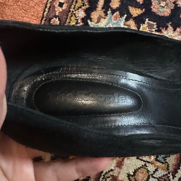 The Kooples Black Pointy Heeled Pumps size 8-8.5 - Picture 5 of 11